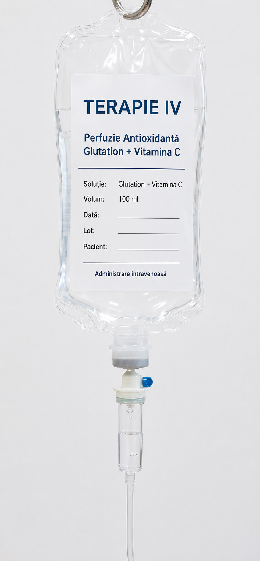Perfuzie antioxidantă cu glutation și vitamina C